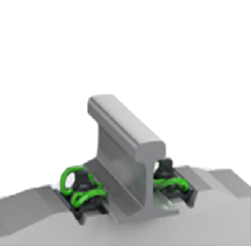 Sistema de Fijación Vossloh W-14R (1) Fijacion Vossloh W-14R Para Riel 136Lbs