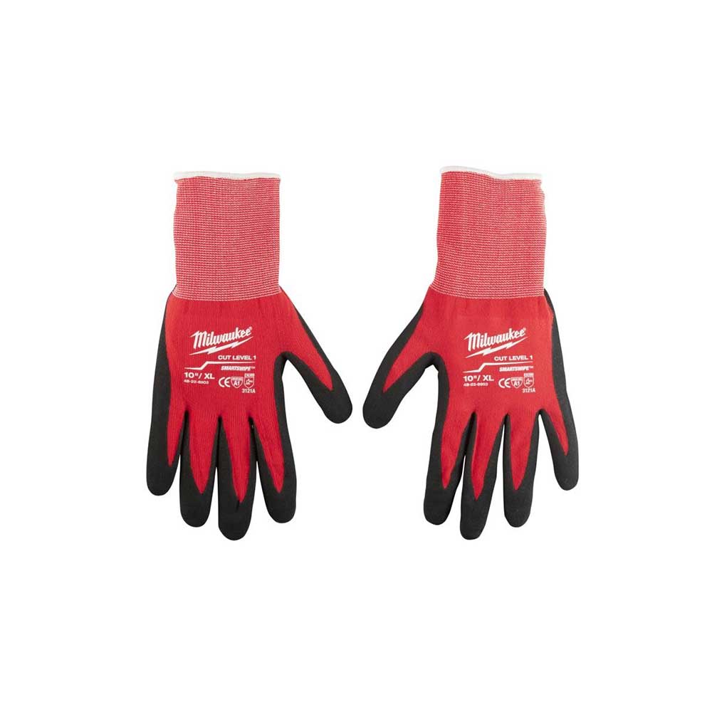 cat21-p-4 Milwaukee XL ‘Cut Level 1’ Dipped Gloves (Pack of 12)
