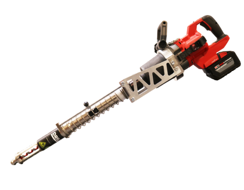 drilleaseD. DrillEase D / Taladro de Durmiente con pistola de impacto